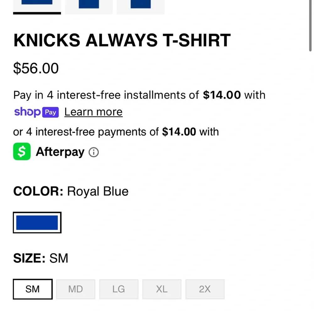 New York Or Nowhere Knicks Shirt Small NBW - Picture 8 of 8